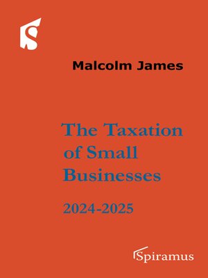 cover image of The Taxation of Small Businesses